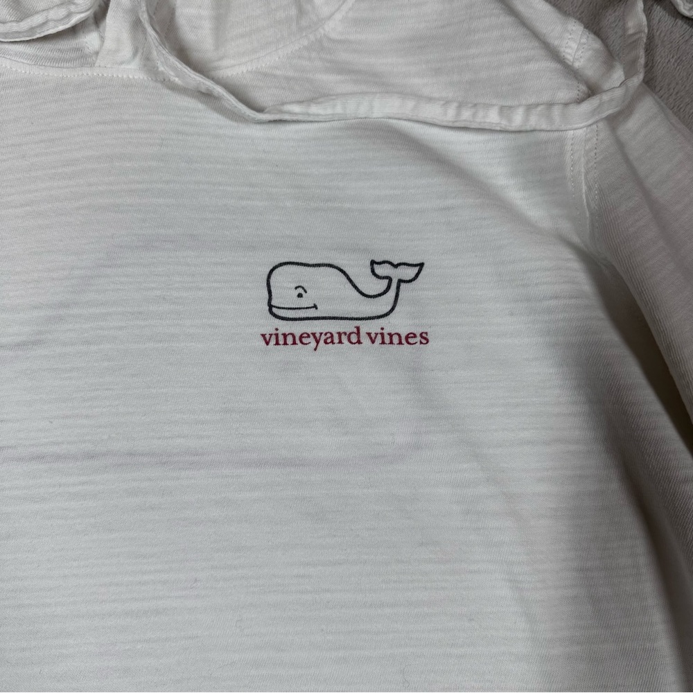 Vineyard Vines Classic White Hoodie Sz S